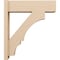Ekena Millwork 8-in W x 28-in D x 32-in H Balboa Block Rough Cedar Woodgrain TimberThane Outlooker, Primed Tan OUTUR080X28X32BOA44RCPR - alternate 3